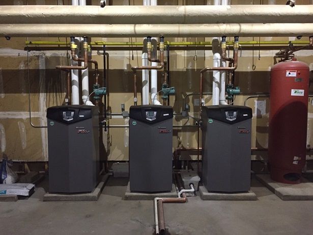 hot water boiler system