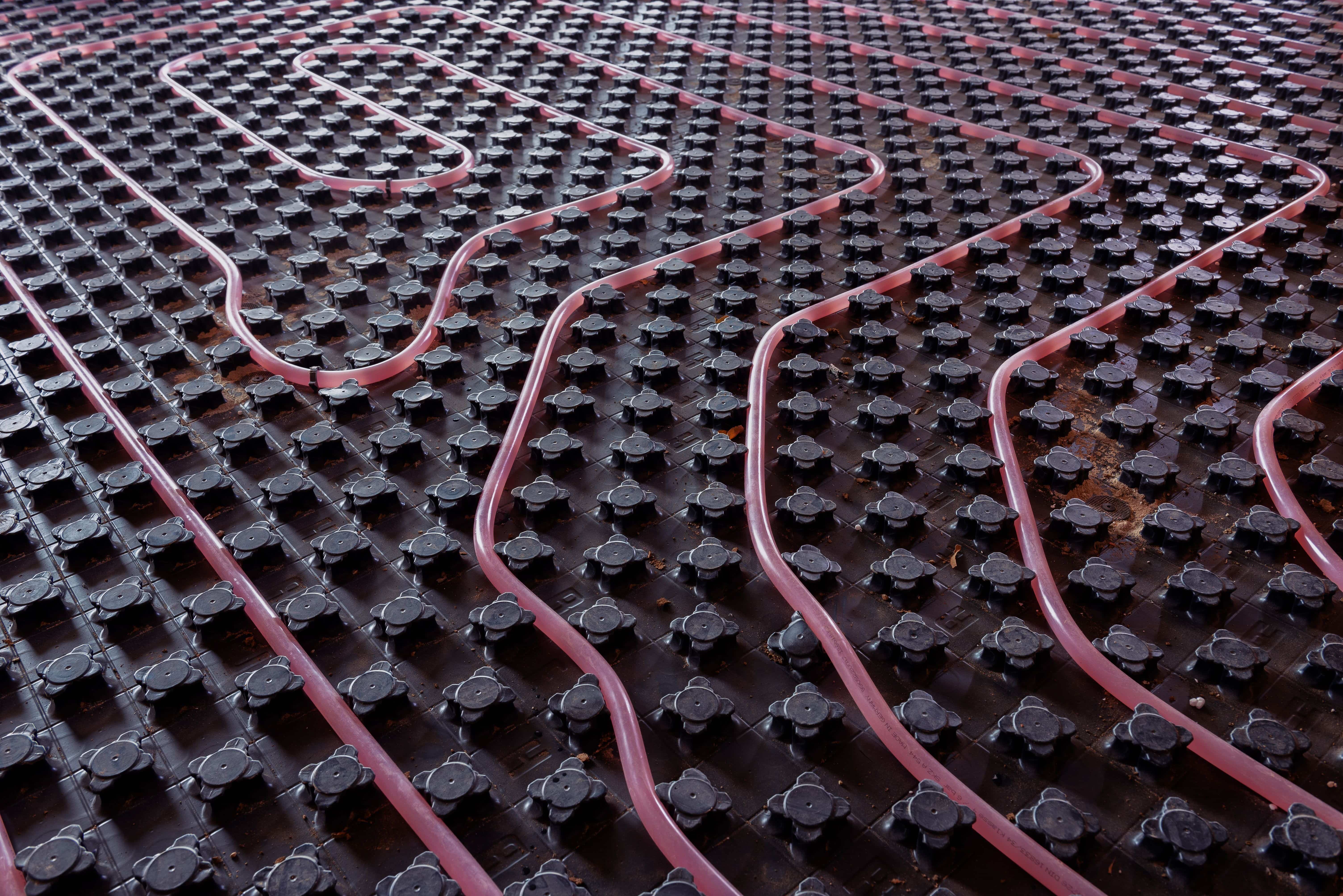 in-floor heat
